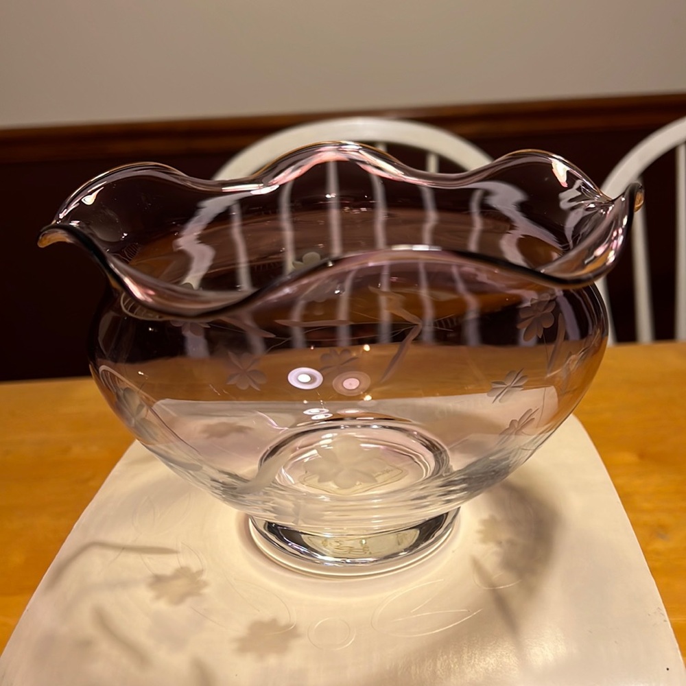 Lenox Floral Spirit 7” Amethyst Bowl
